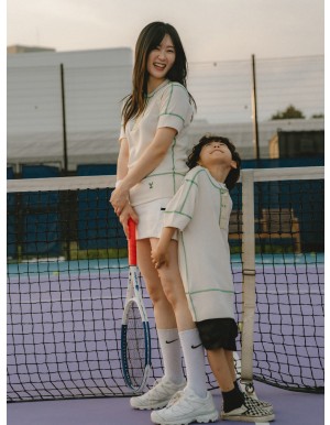 [더 농부 2025 SUMMER GREEN] 유기농 헨리넥 니트 여성